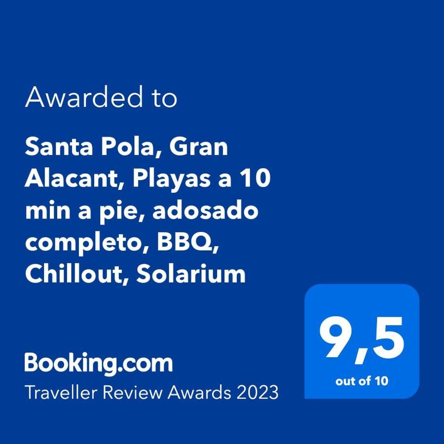 Santa Pola, Gran Alacant, Playas Cerca, Adosado Completo, Chillout, Solarium エクステリア 写真